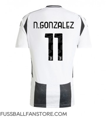 Juventus Nicolas Gonzalez #11 Replik Heimtrikot 2024-25 Kurzarm